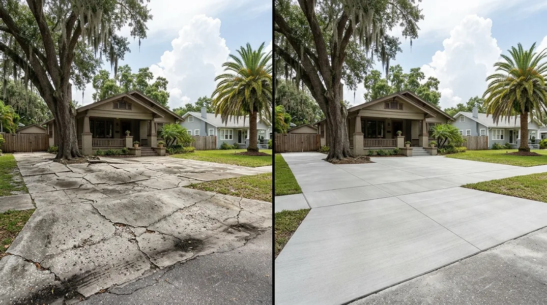 How Much Does a Concrete Driveway Cost in Tampa? 2026 Pricing Guide