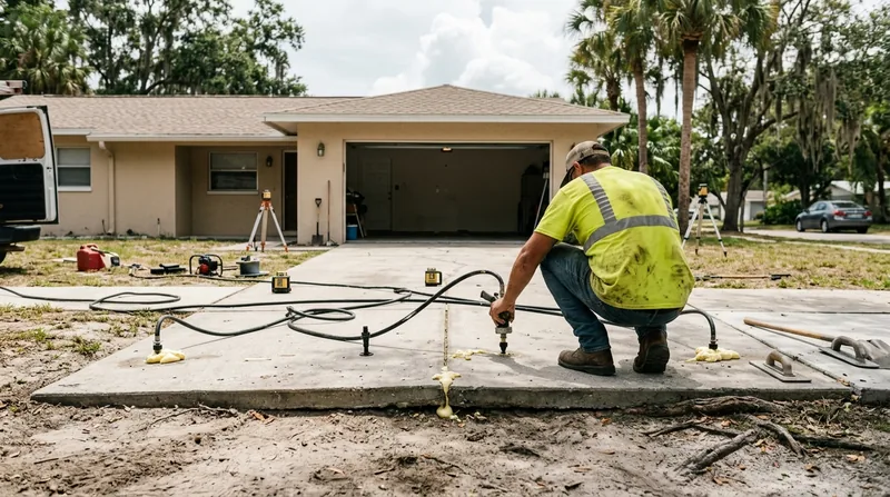 Concrete Leveling & Slab Lifting Tampa
